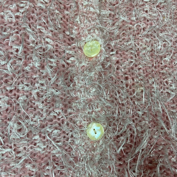 Jacque & KoKo Sweater 14 16 L XL Pink Cardigan - Picture 2 of 8